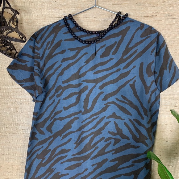 debra deRoo Silk Animal Print Maxi Dress - Picture 3 of 8